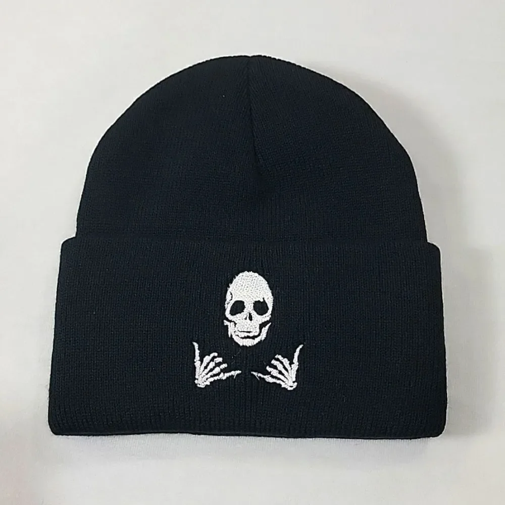 🖤5/$20🖤 black skull beanie..